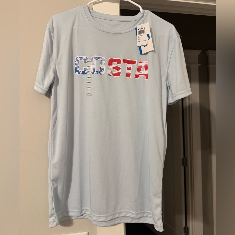 Costa Light Blue Graphic Tee